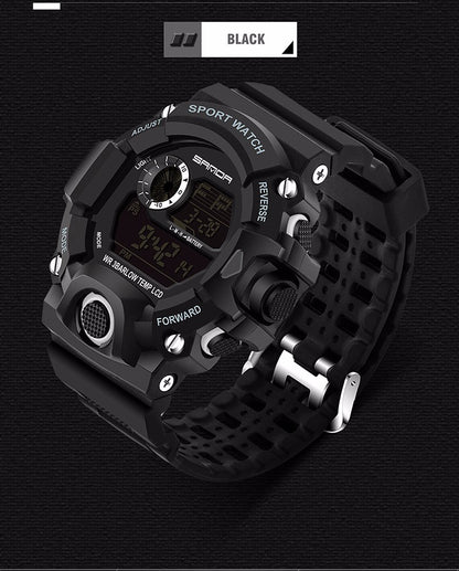 Montre LED de sport étanche-bracelet militaire de marque de luxe pour horloge