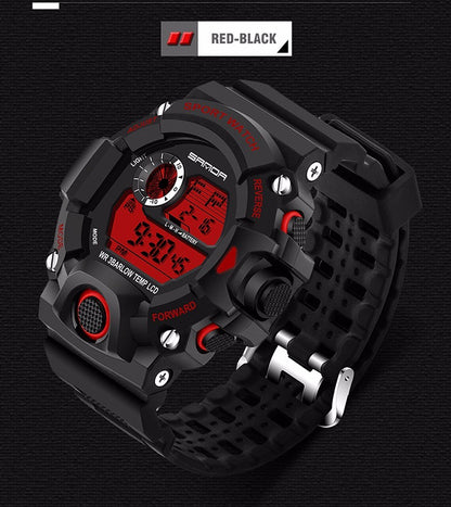 Montre LED de sport étanche-bracelet militaire de marque de luxe pour horloge